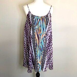 Express Babydoll Dress XS Colorful